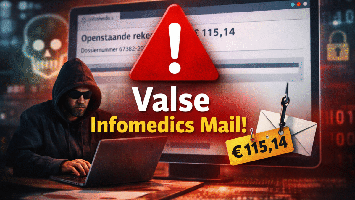 Pas op valse Infomedics-mail met “openstaande rekening” (€115,14)