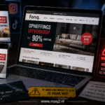 Nepwebshops Fonq stelen via TikTok-ads betaalgegevens