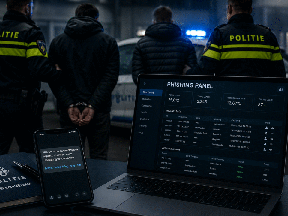 Politie houdt twee Bergschenhoekers aan voor phishing-as-a-service