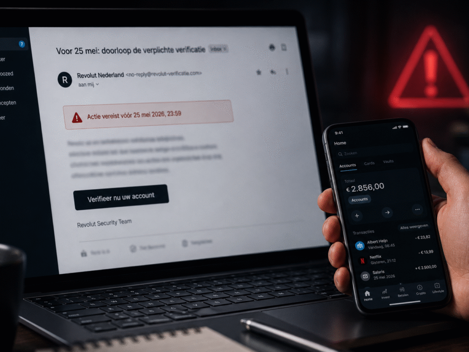 Valse Revolut-mail eist verificatie vóór 25 mei