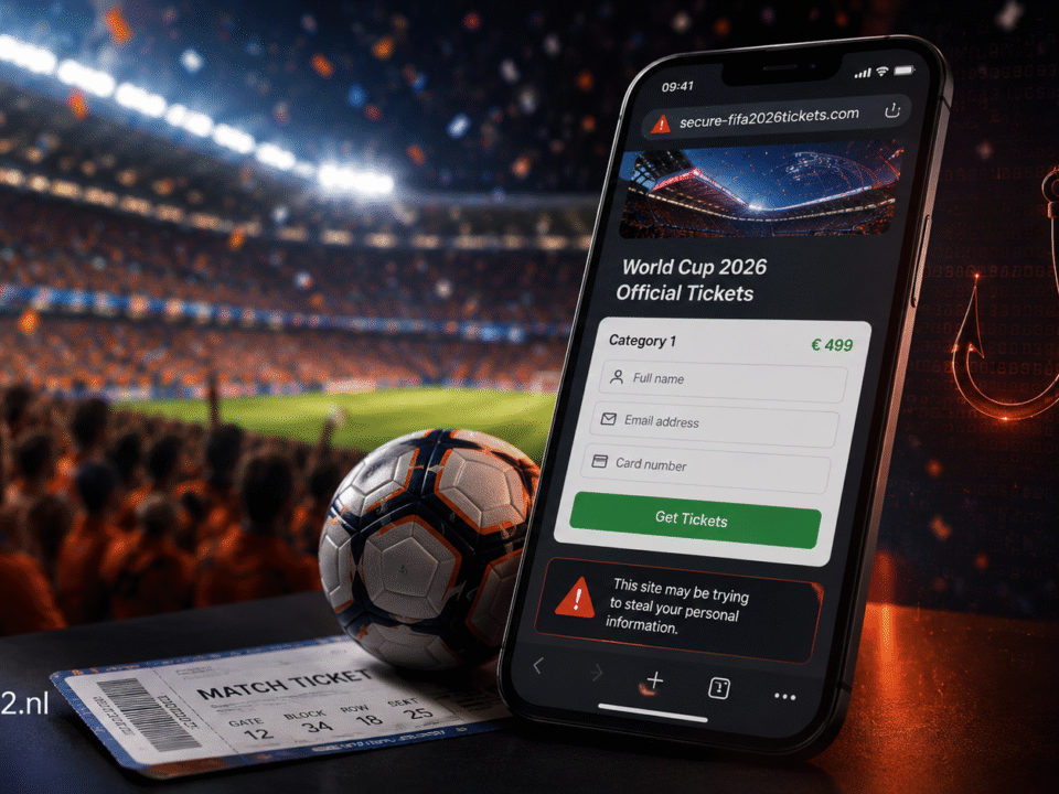 Criminelen misbruiken FIFA WK 2026 zo herken je phishing als voetbalfan
